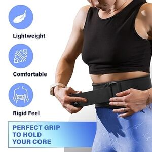 Black Fitness Waist Belt